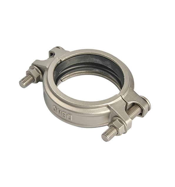 coupling clamp grooved